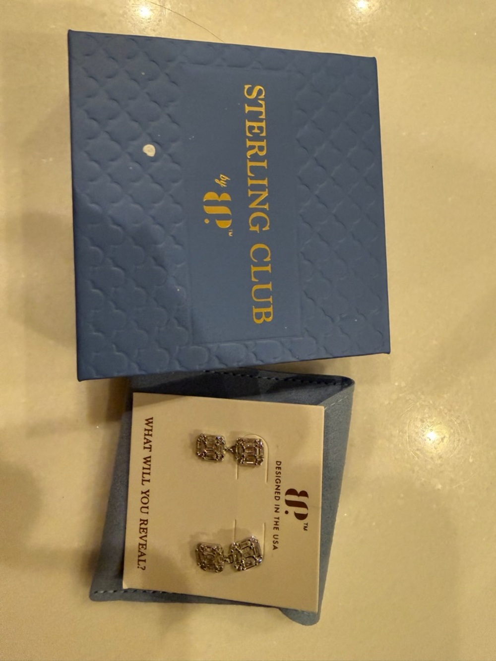 Sterling Club Silver-Tone Drop Earrings by Sterling Club